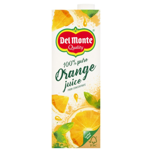 DEL MONTE ORANGE 6 PACK CARTON 1x6x1L