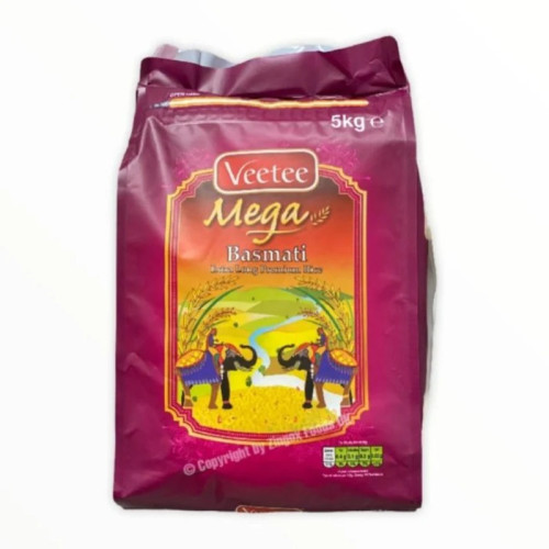 VEETEE LONG GRAIN MEGA RICE 1x5KG