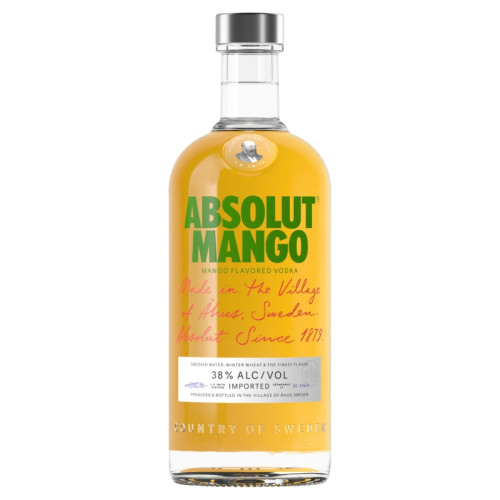 ABSOLUT MANGO VODKA BOTTLE 1x70CL