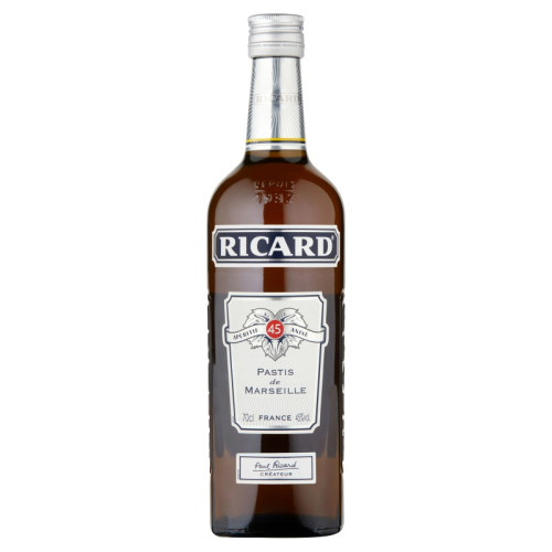 RICARD PASTIS DE MARSEILLE LIQUEUR BOTTLE 1x70CL
