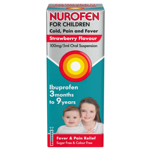 NUROFEN CHILDREN COLD PAIN & FEVER 1x6x100ML