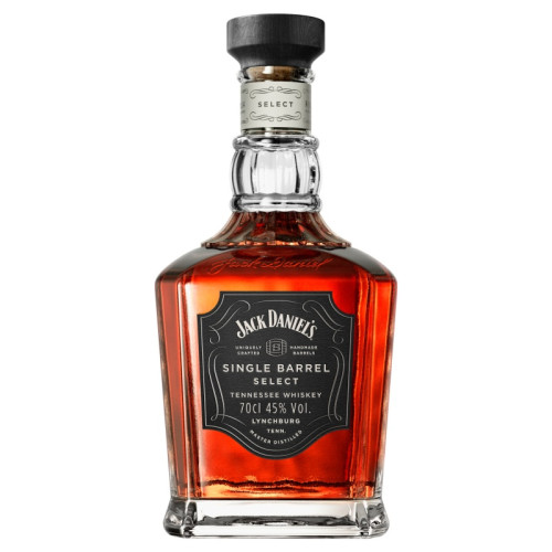 JACK DANIELS TENNESSEE SINGLE BARREL WHISKEY BOTTLE 6x70CL