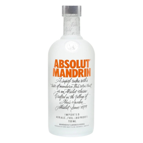 ABSOLUT MANDRIN VODKA BOTTLE 1x70CL