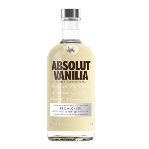 ABSOLUT VANILLA VODKA BOTTLE 6x70CL
