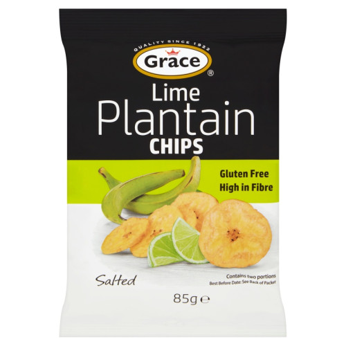 GRACE LIMEPLANTAIN CHIPS 1x9x85G