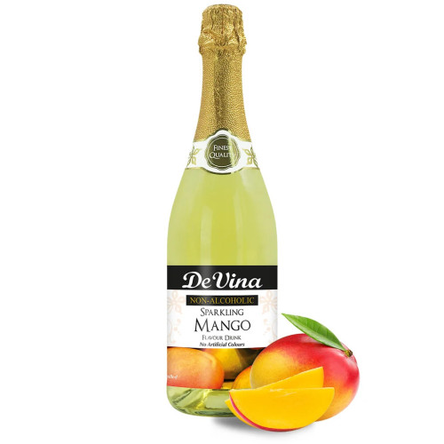 DEVINA SPARKLING MANGO ZERO ALCOHOL WINE BOTTLE 1x12x75CL