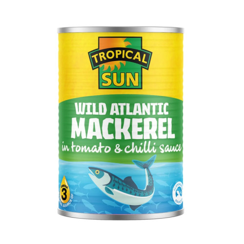 TROPICAL SUN PREMIUM MACKEREL IN TOMATO SAUCE 1x12x400G