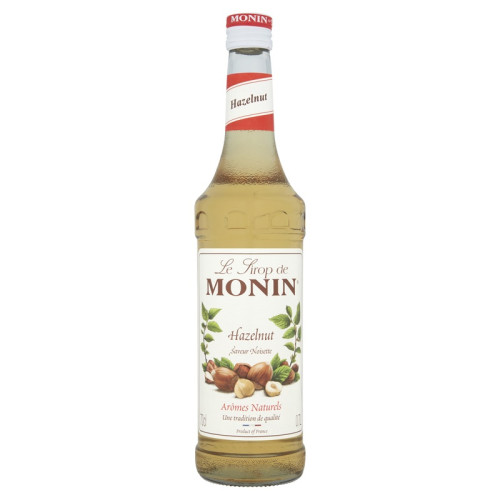MONIN SYRUP HAZELNUT BOTTLE 6x70CL