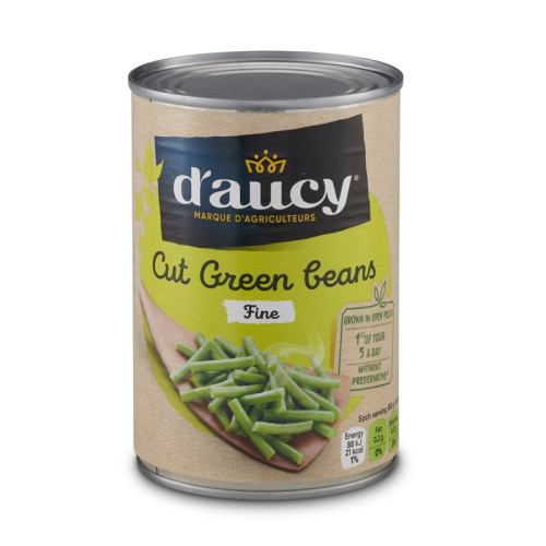 DAUCY FINE CUT GREEN BEANS 1x12x400G