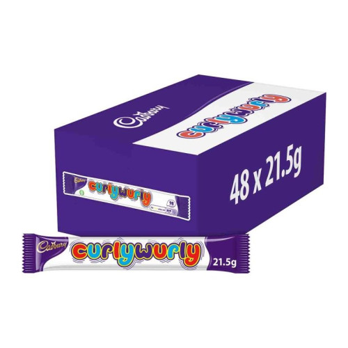 CADBURY CURLY WURLY CHOCOLATE BAR 1x48x21.5G