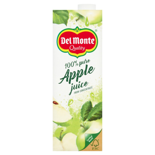 DEL MONTE APPLE CARTON 1x6x1L