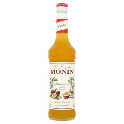 MONIN SYRUP PASSIONFRUIT BOTTLE 6x70CL