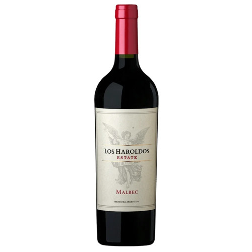 LOS HAROLDOS ESTATE MALBEC RED WINE BOTTLE 6x75CL