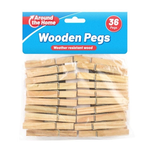 WOOD CLOTHES PEG 1x24s