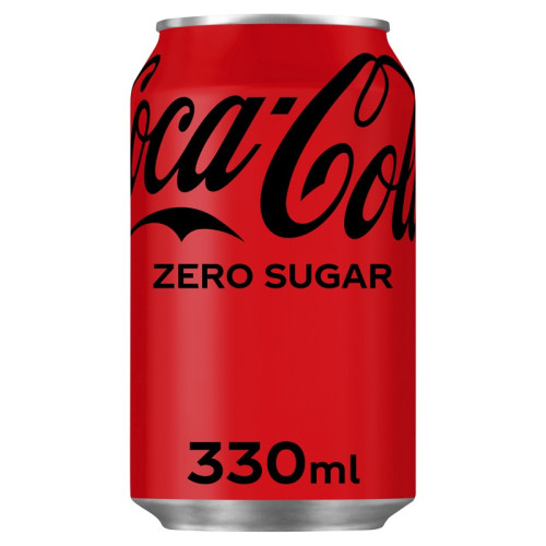 COCA COLA ZERO SUGAR FREE BOTTLE 1x24x330ML