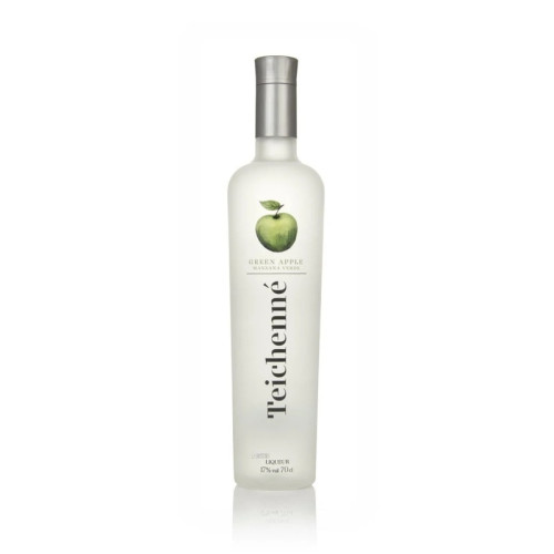 TEICHENNE SCHNAPPS MANZANA VERDE GREEN APPLE LIQUEUR BOTTLE 1x70CL