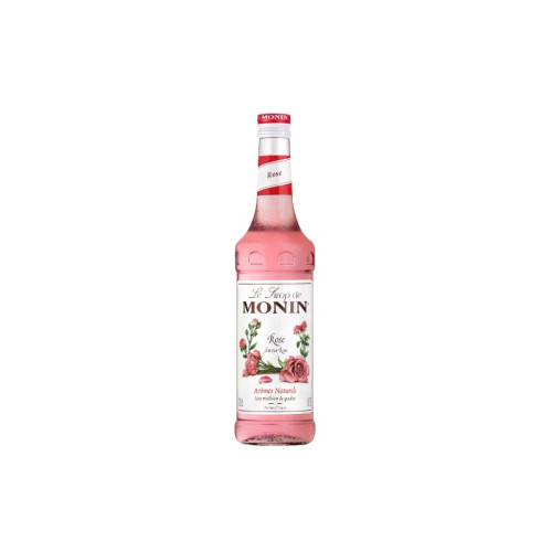 MONIN SYRUP ROSE BOTTLE 1x70CL