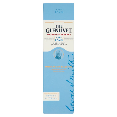 GLENLIVET FOUNDERS RESERVE WHISKY BOTTLE 1x70CL