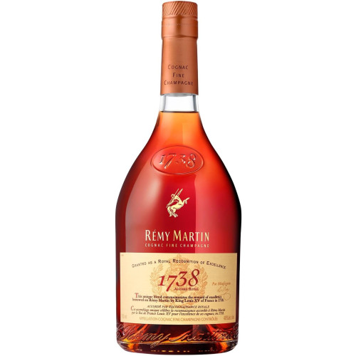 REMY MARTIN 1738 ACCORD ROYALE 300TH ANNIVERSARY BRANDY BOTTLE 1x70CL