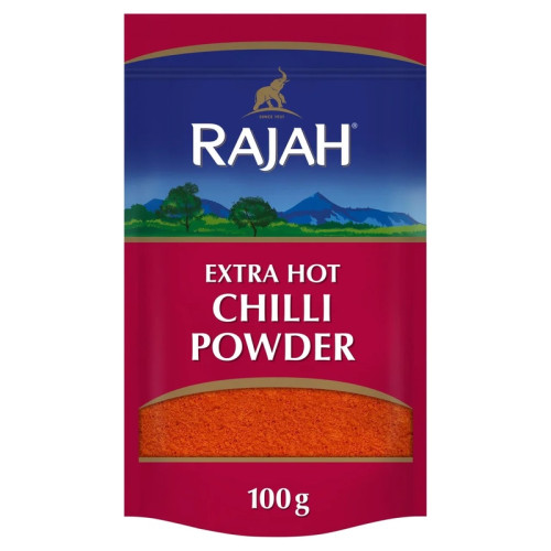 RAJAH CHILLI POWDER EXTRA HOT 1x10x100G