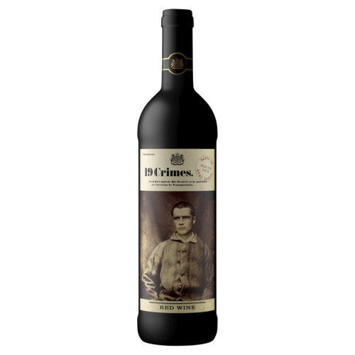 19 CRIMES 2017 RED WINE BOTTLE 6x75CL