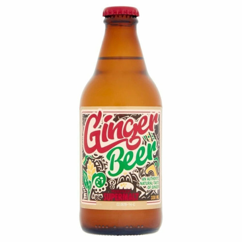 SUPERMALT GINGER 4 PACK BOTTLE 6x4x330ML