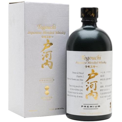TOGOUCHI PREMIUM BLENDED WHISKEY BOTTLE 6x70CL