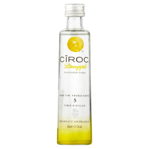 CIROC PINEAPPLE VODKA BOTTLE 1x12x5CL