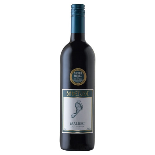 BAREFOOT MALBEC RED WINE BOTTLE 6x75CL