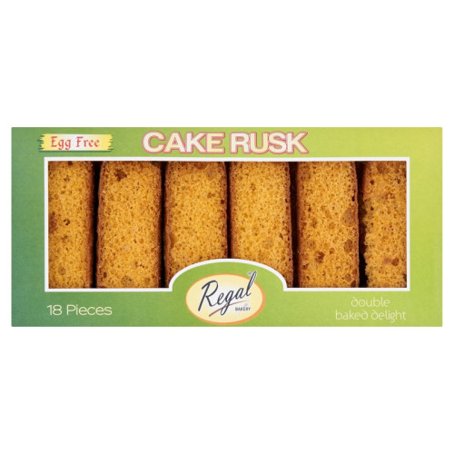 REGAL EGG FREE CAKE RUSK 1x18s