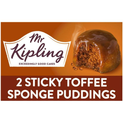 MR KIPLING STICKY TOFFEE SPONGE 4 X 2 PACK