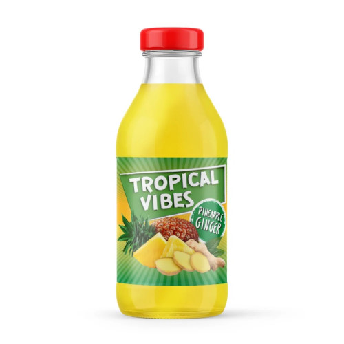 TROPICAL VIBES PINEAPPLE GINGER BOTTLE 1x15x300ML