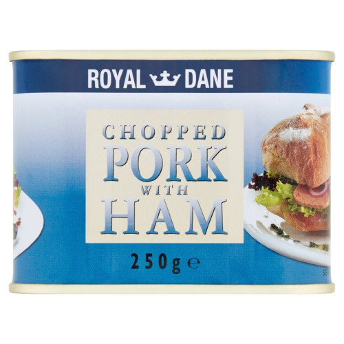 ROYAL DANE CHOPPED PORK WITH HAM 1x12x250G