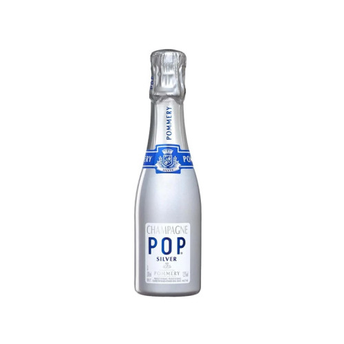 POMMERY POP SILVER SPARKLING WINE BOTTLE 1x20CL