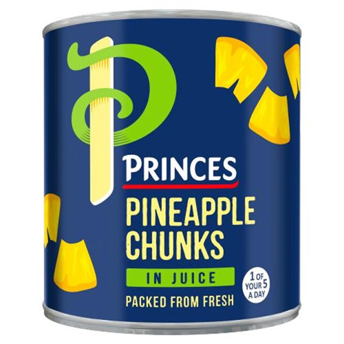 PRINCES PINEAPPLE CHUNKS IN JUICE 1x6x432G