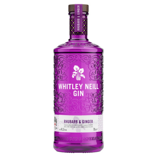 WHITLEY NEILL RHUBARB GINGER GIN BOTTLE 1x70CL