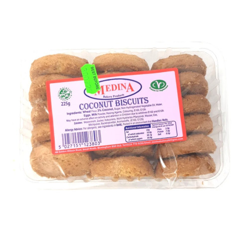 MEDINA COCONUT BISCUIT 1x225G