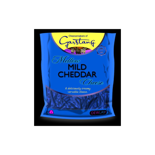 DEWLAY GRATED WHITE MILD CHEDDAR CHEESE 1x200G