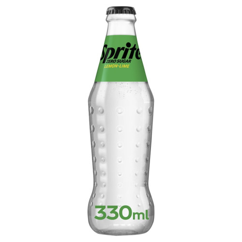 SPRITE ZERO SUGAR FREE BOTTLE 1x24x330ML