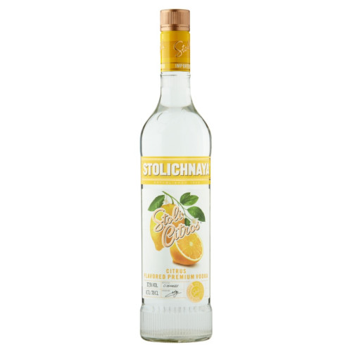 STOLICHNAYA CITRUS VODKA BOTTLE 1x70CL