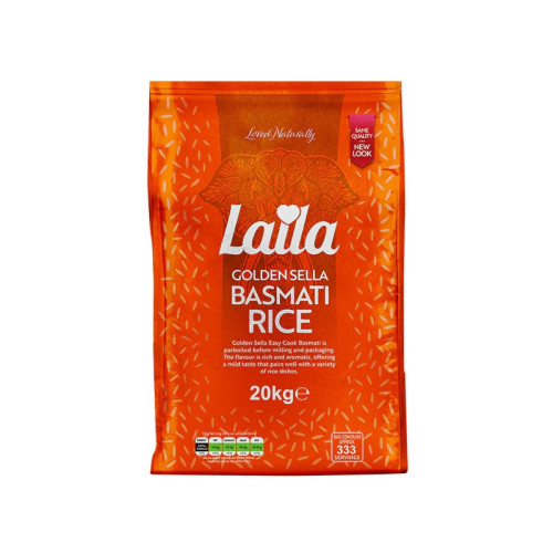 LAILA BASMATI GOLDEN SELA RICE 1x20KG