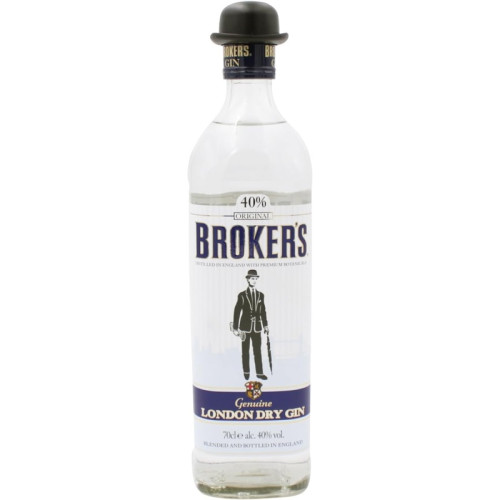 BROKERS LONDON GIN BOTTLE 6x70CL