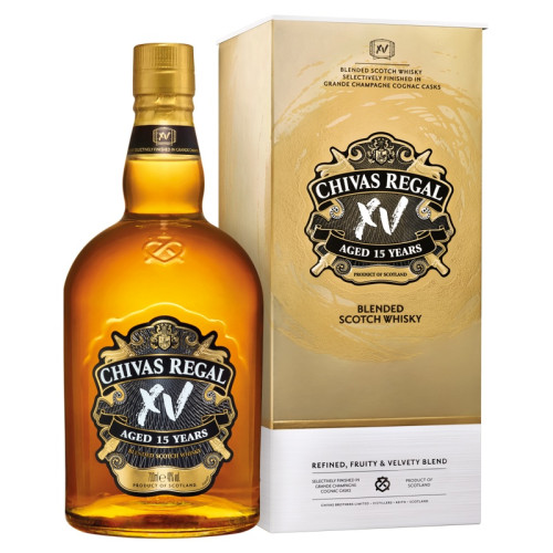 CHIVAS REGAL XV BLENDED WHISKY BOTTLE 6x70CL