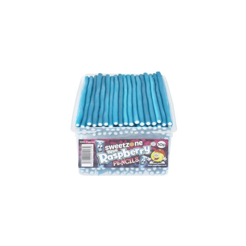 SWEETZONE BLUE RASPBERRY PENCILS 1x100x1.1KG PMP &Acirc;&pound;0.1