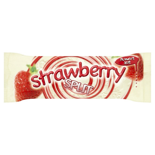 FRANCOS ICE SPLITS STRAWBERRY ICE LOLLIES 1x30x70ML