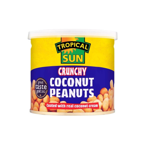 TROPICAL SUN CRUNCHY COCONUT PEANUTS 1x12x165G