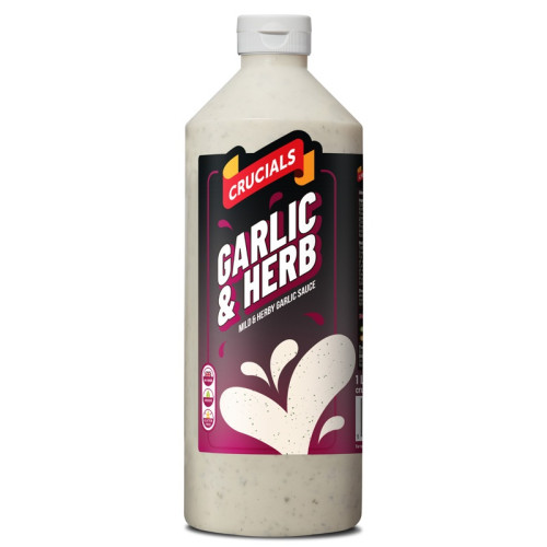 CRUCIALS GARLIC & HERB SAUCE 1x1L