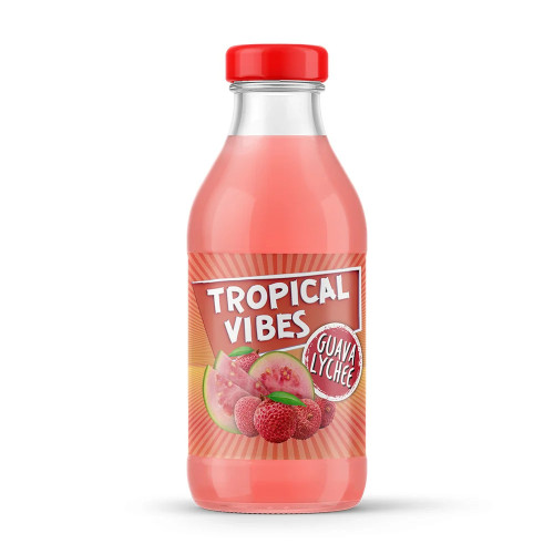 TROPICAL VIBES GUAVA LYCHEE BOTTLE 1x15x330ML