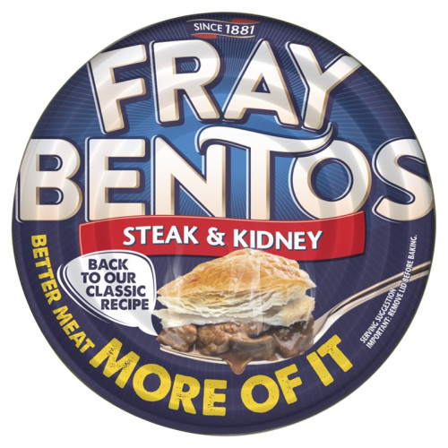 FRAY BENTOS STEAK & KIDNEY PIE 1x6x425G