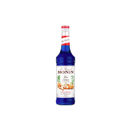 MONIN SYRUP BLUE CURACAO BOTTLE 1x70CL